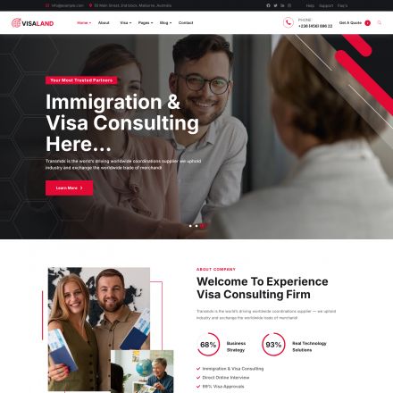 ThemeForest Visaland