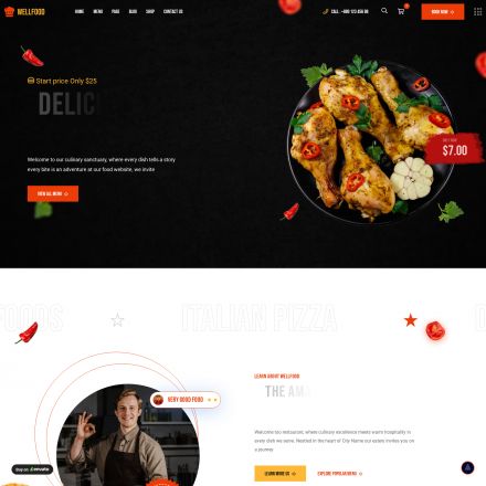ThemeForest Wellfood