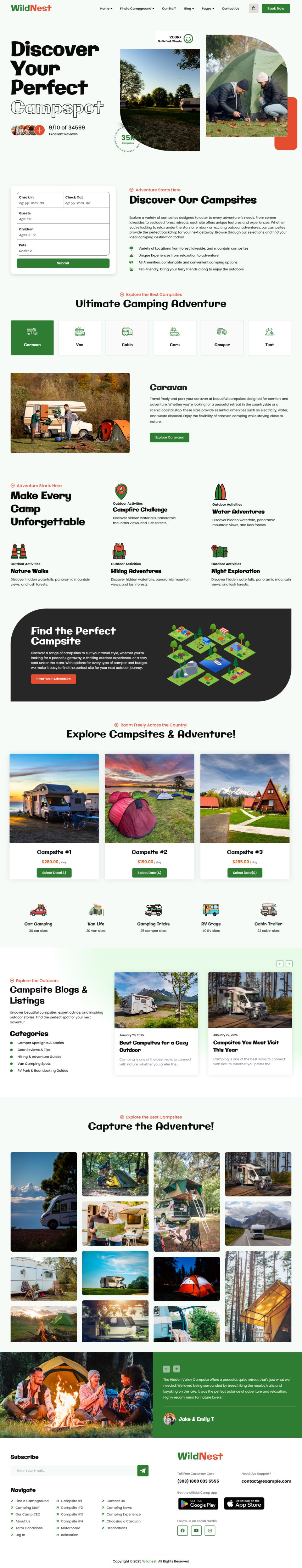 WordPress template ThemeForest WildNest