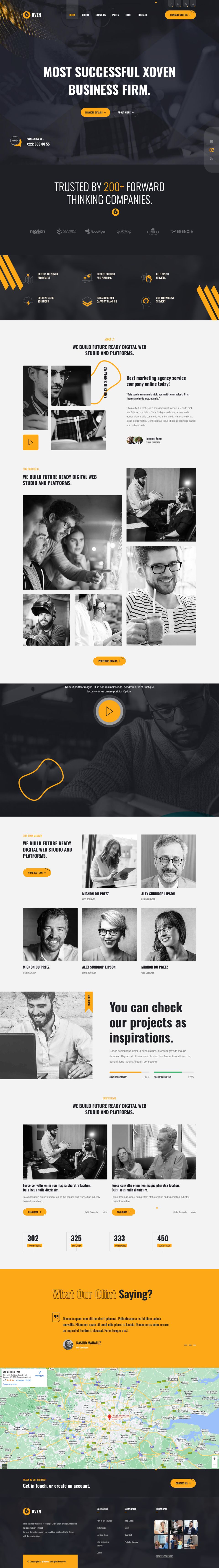 WordPress template ThemeForest Xoven