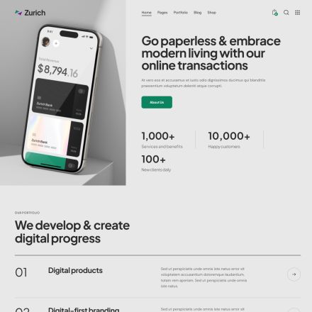 ThemeForest Zurich