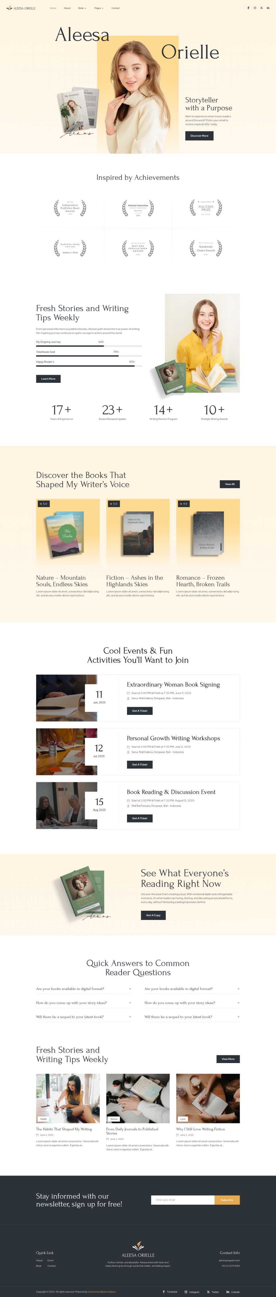 WordPress template ThemeForest Aleesa