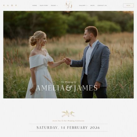 ThemeForest Amelia & James