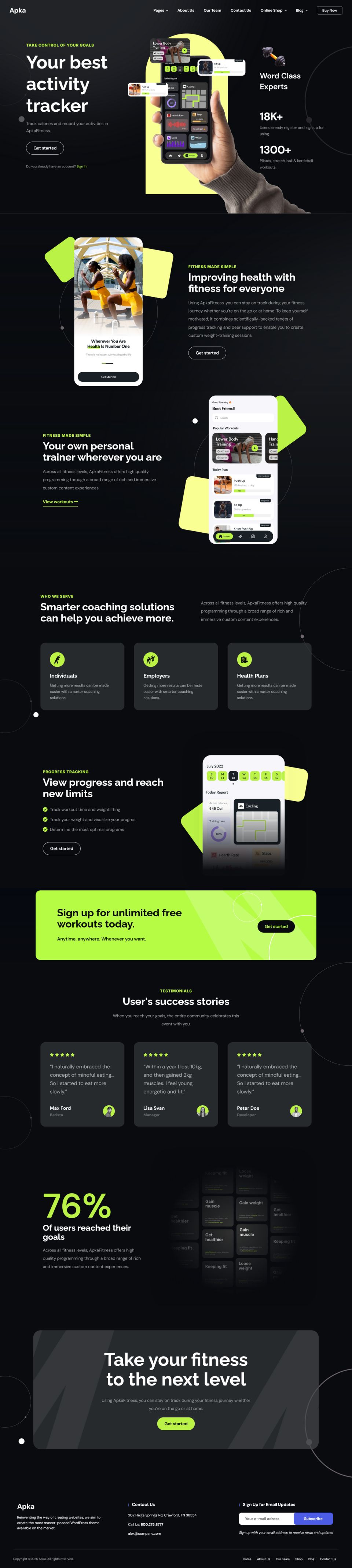 WordPress template ThemeForest Apka