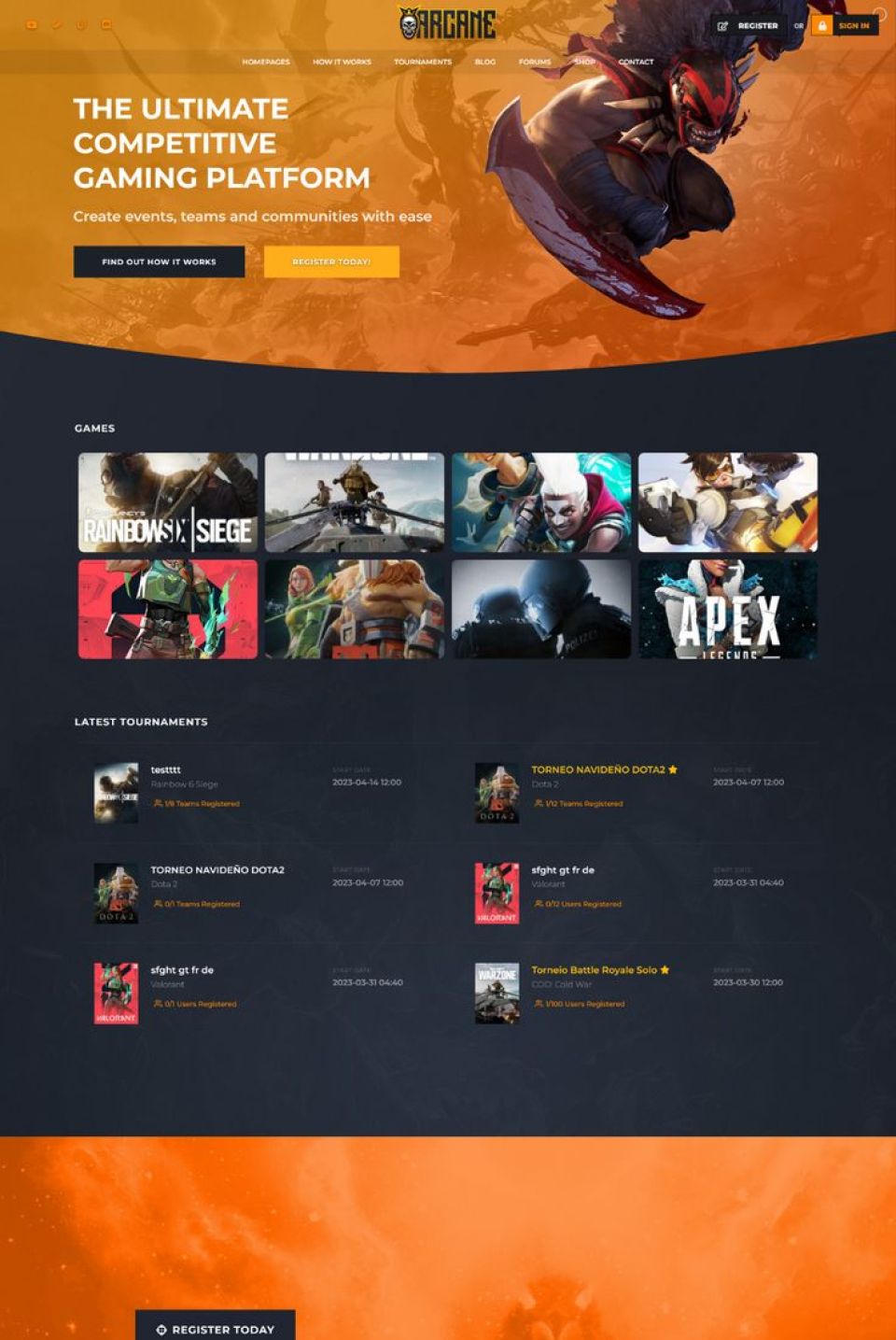 WordPress template ThemeForest Arcane