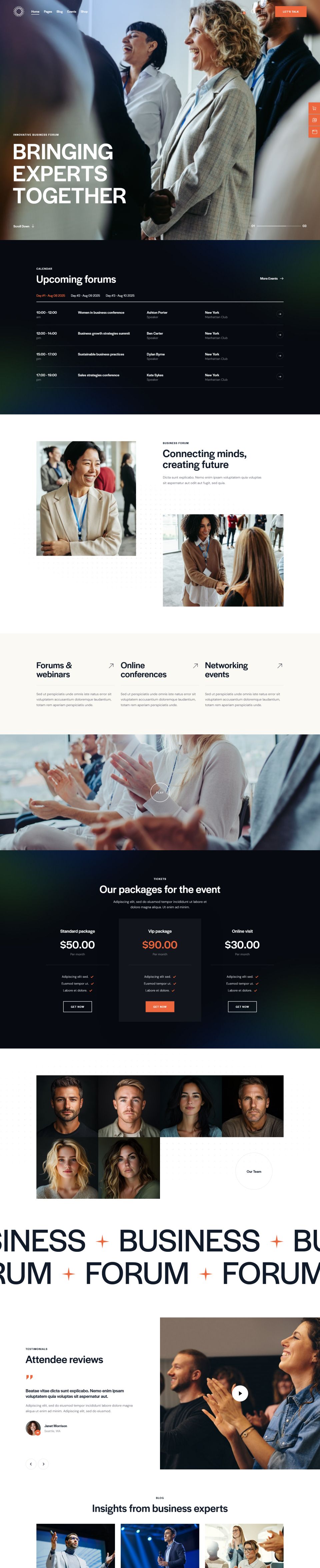 WordPress template ThemeForest Assembly