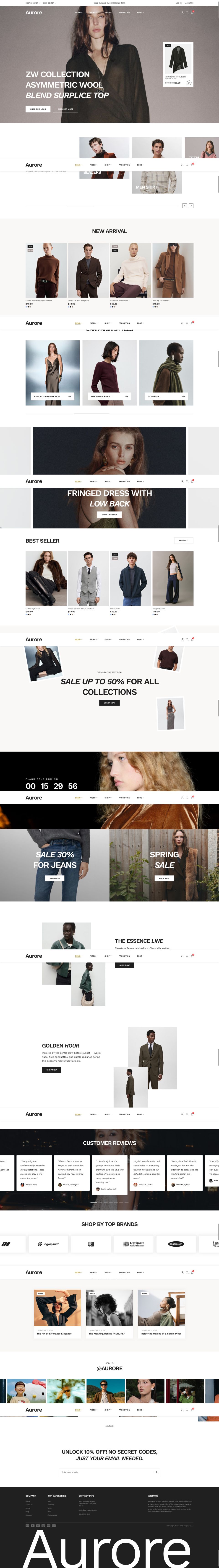Template ThemeForest Aurore WordPress template ThemeForest Aurore
