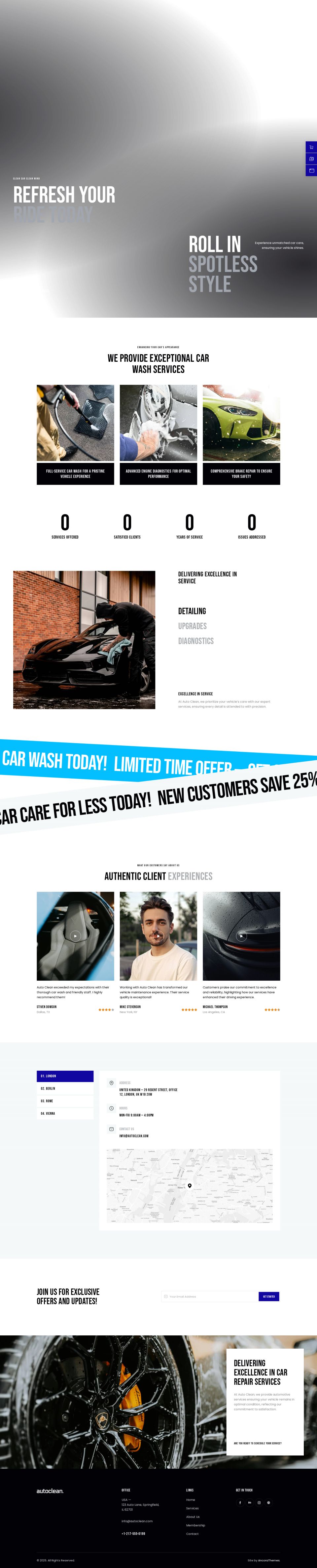 WordPress template ThemeForest Auto Clean