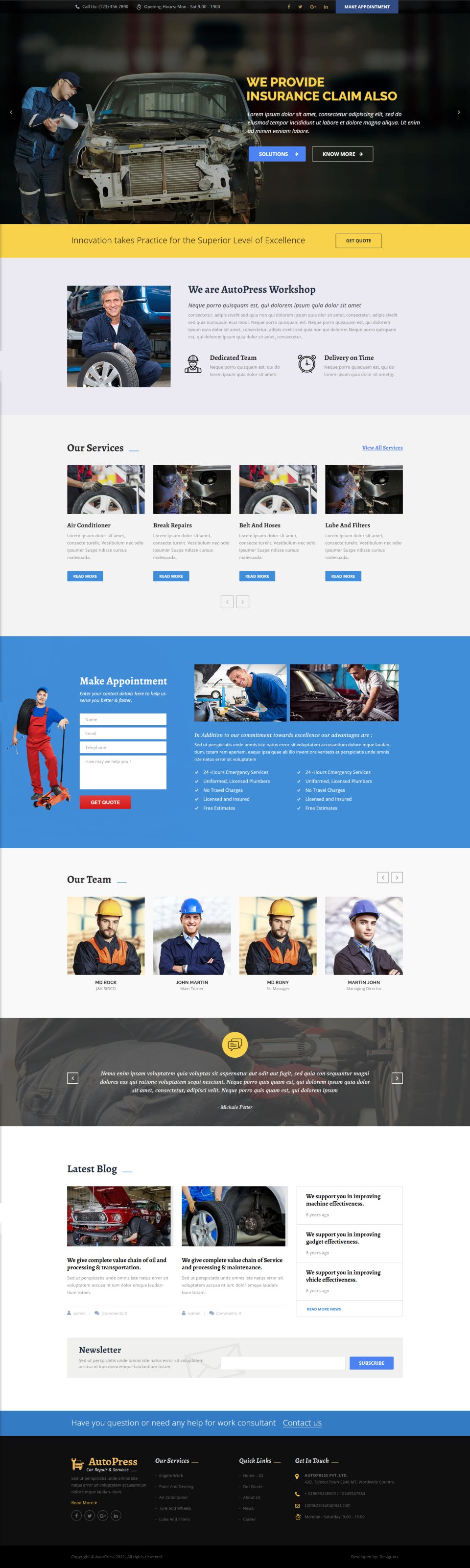 WordPress template ThemeForest AutoPress