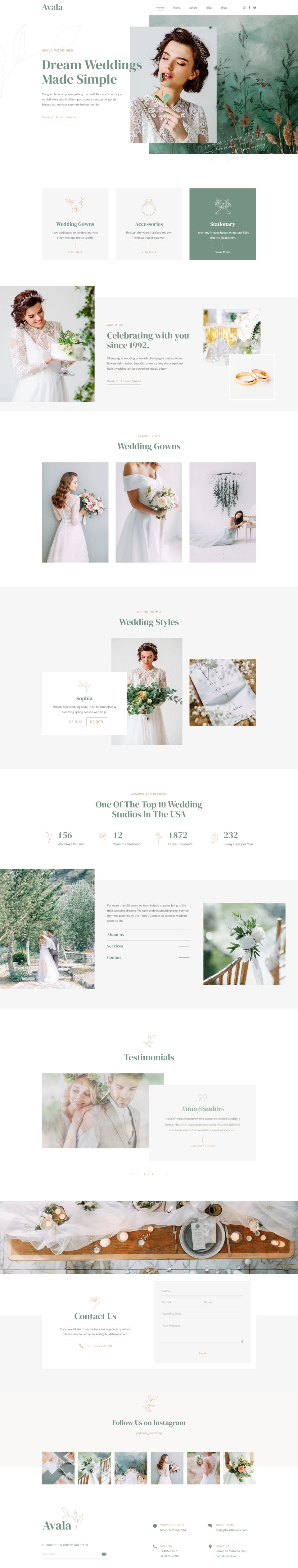 Template ThemeForest Avala WordPress template ThemeForest Avala