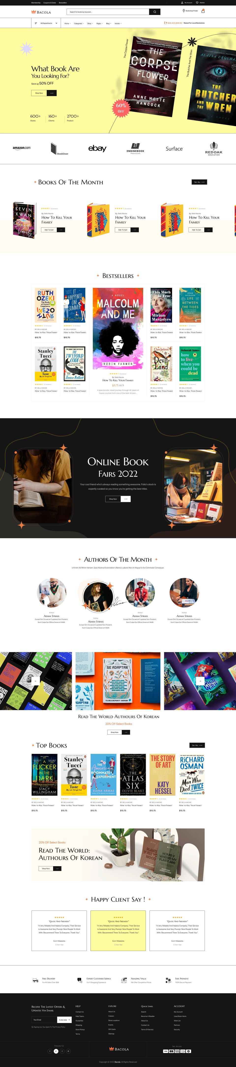 WordPress template ThemeForest Baloca