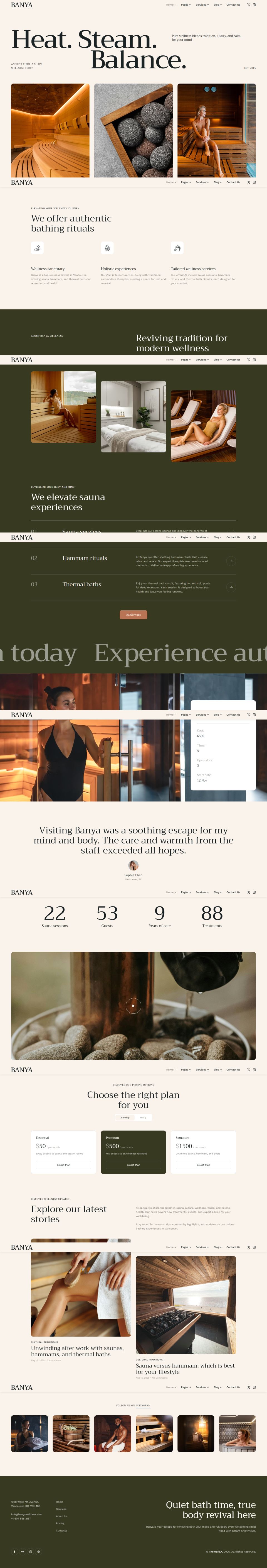 Template ThemeForest Banya WordPress template ThemeForest Banya