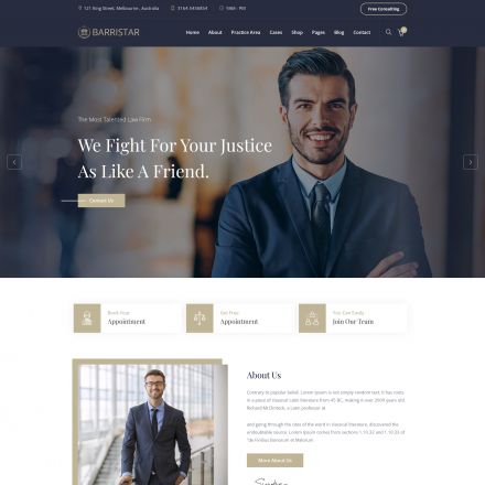 ThemeForest Barristar