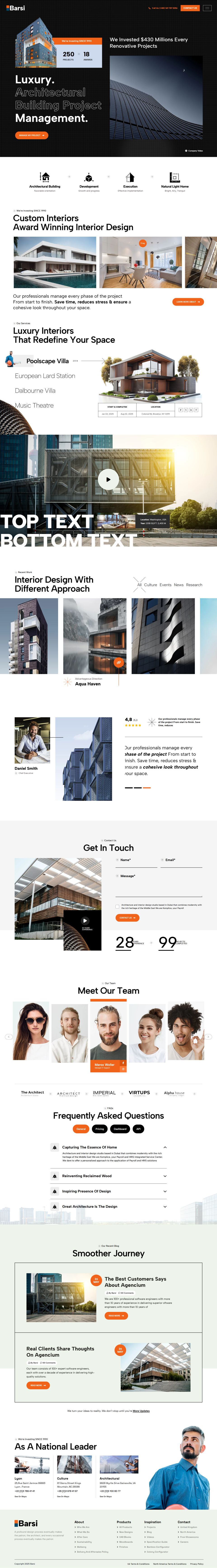 WordPress template ThemeForest Barsi