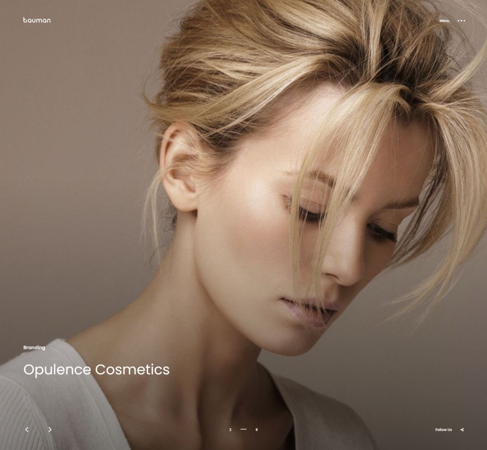 WordPress template ThemeForest Bauman