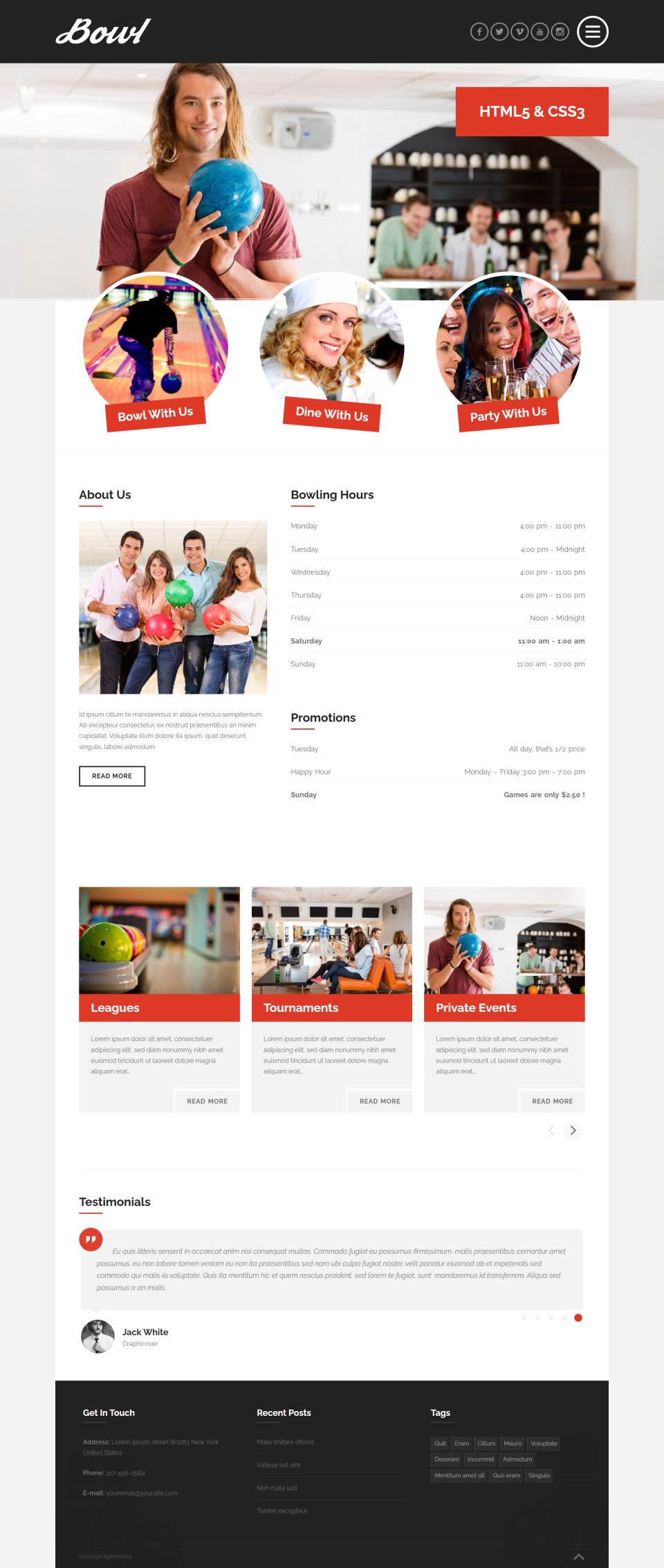 Template ThemeForest Bowl WordPress template ThemeForest Bowl