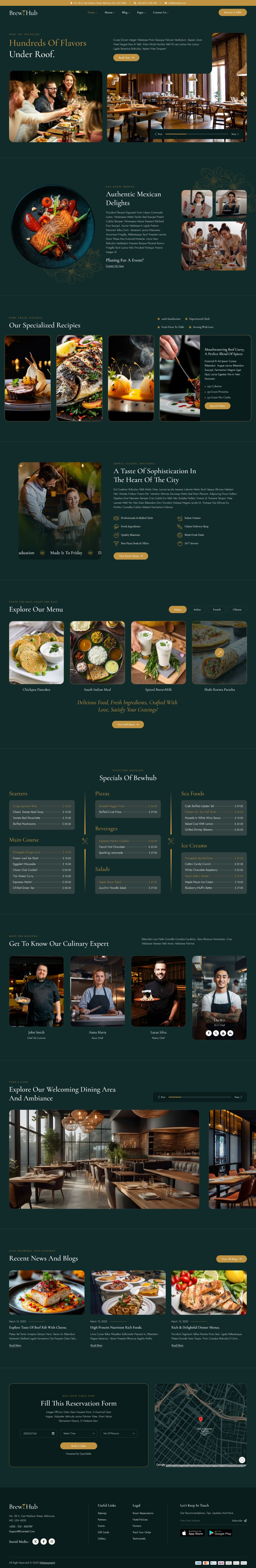 WordPress template ThemeForest Brewhub