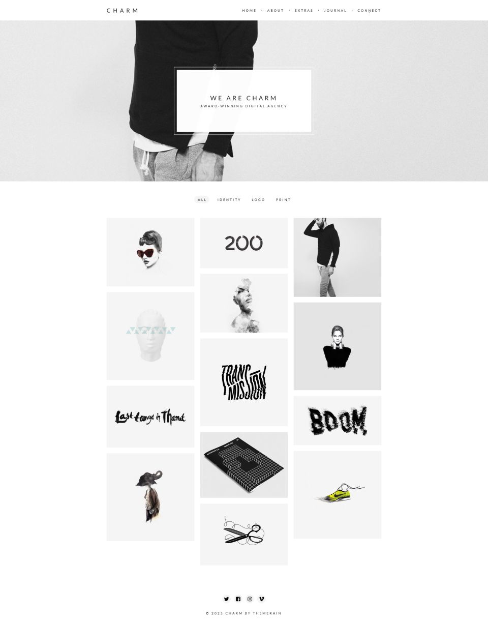 WordPress template ThemeForest Charm