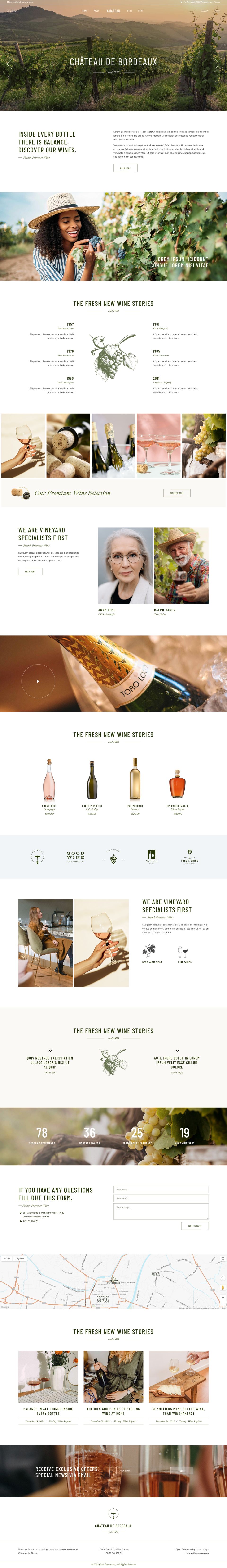 Template ThemeForest Chateau WordPress template ThemeForest Chateau