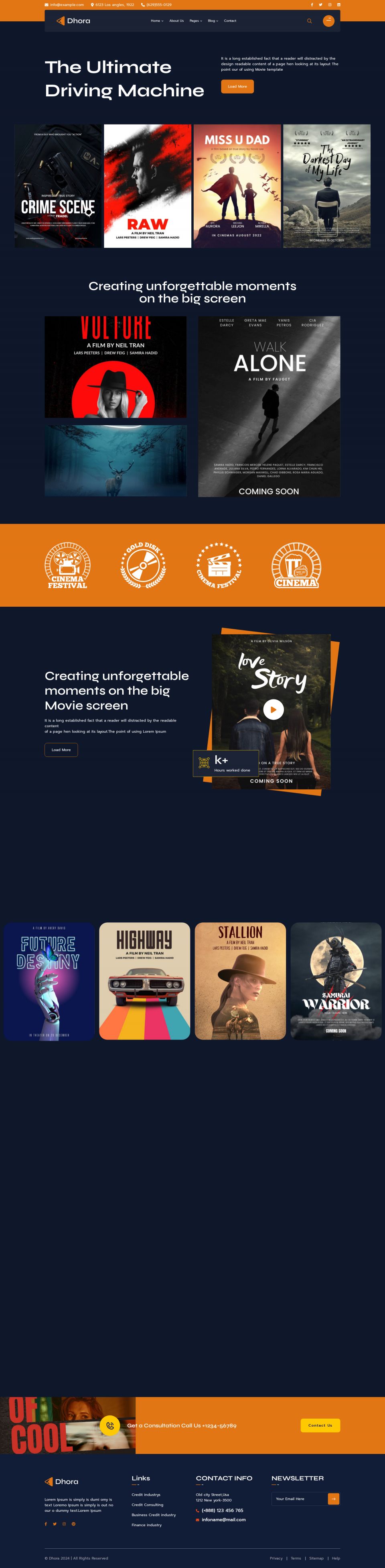 Template ThemeForest Dhora WordPress template ThemeForest Dhora