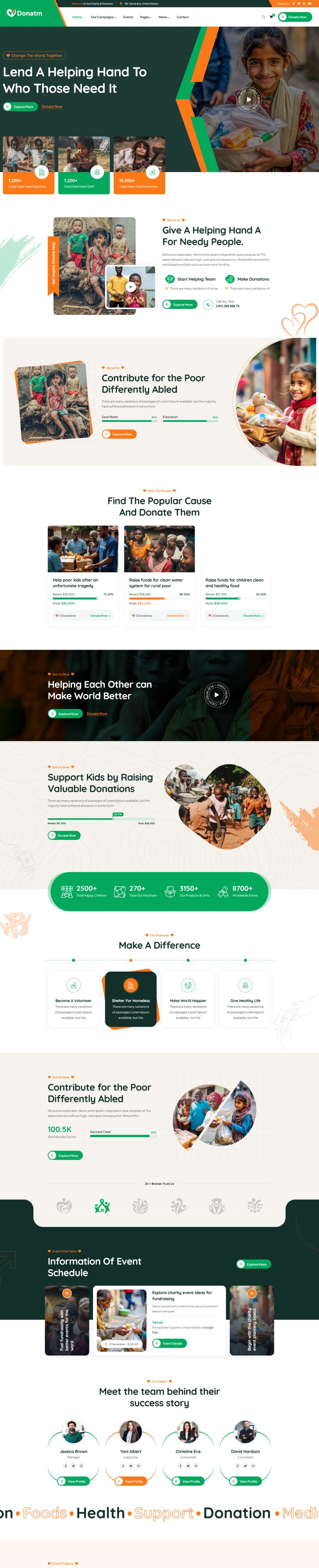 Template ThemeForest Donatm WordPress template ThemeForest Donatm