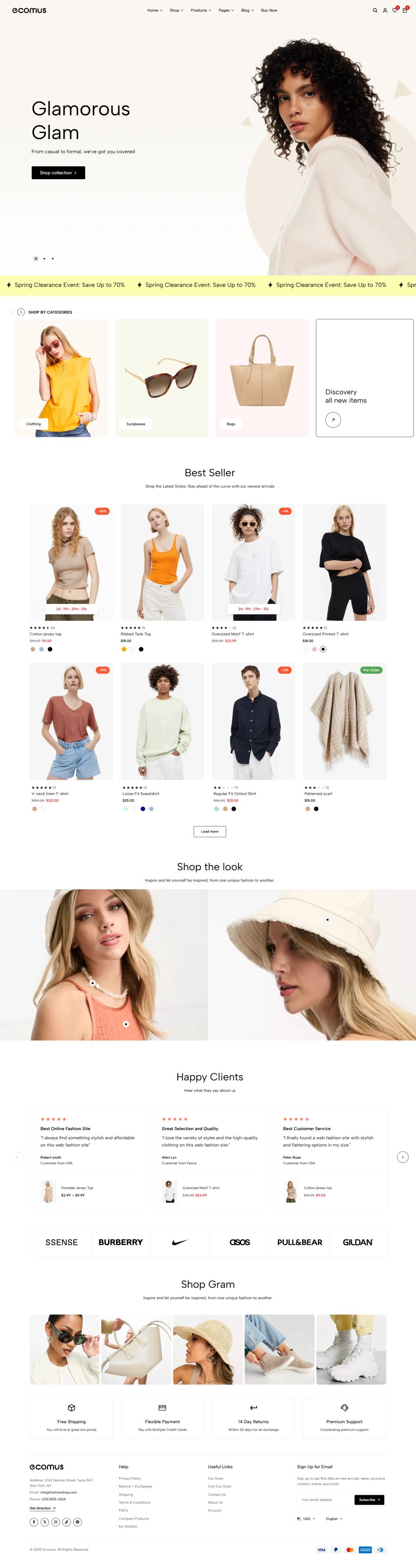 WordPress template ThemeForest Ecomus