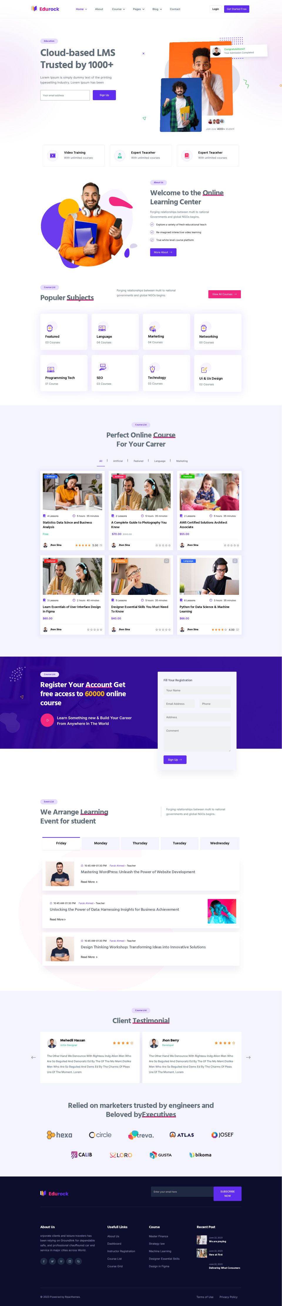 WordPress template ThemeForest Eudrock