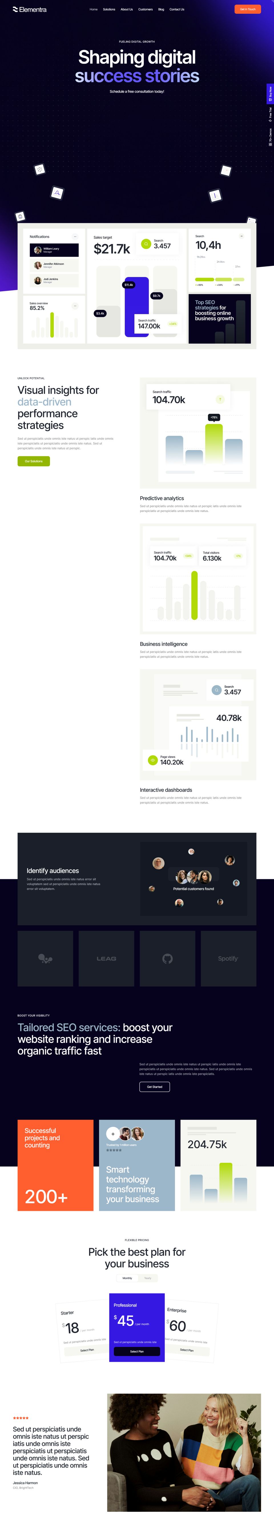 WordPress template ThemeForest Elementra