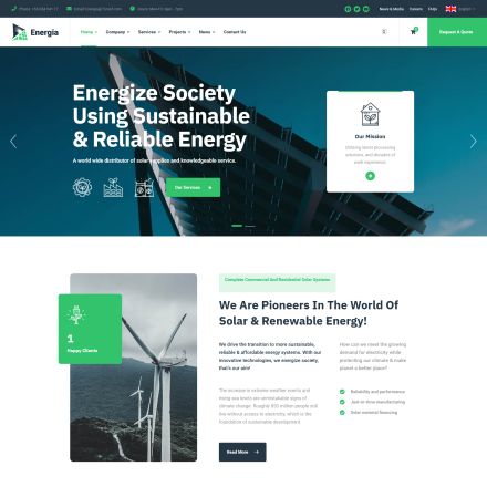 ThemeForest Energia