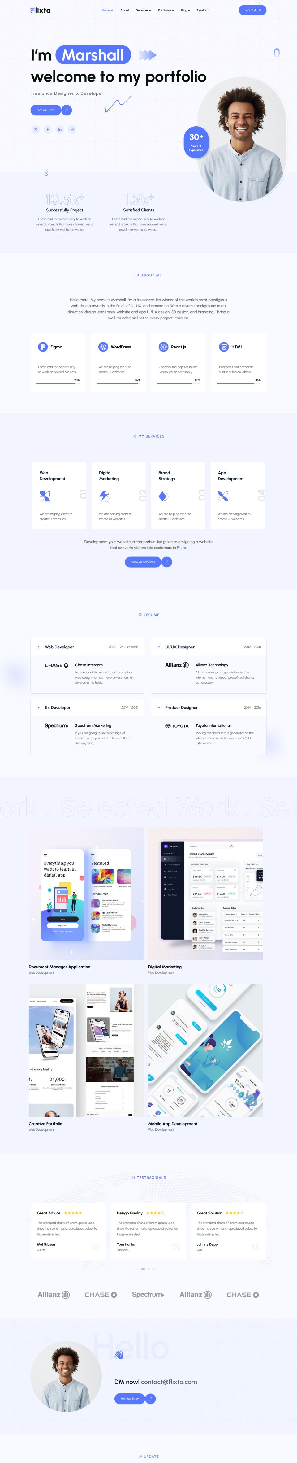 WordPress template ThemeForest Flixta
