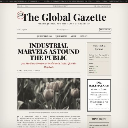 ThemeForest Gazette