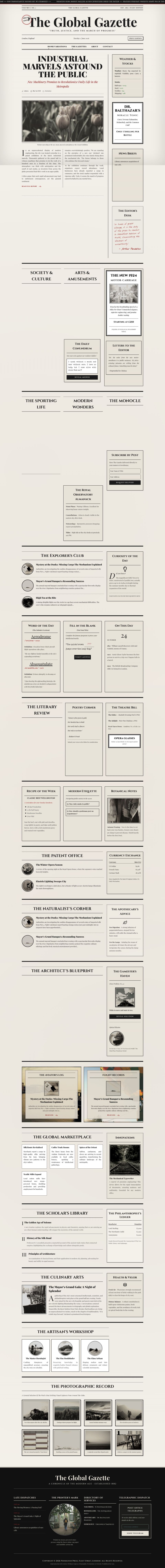 Template ThemeForest Gazette WordPress template ThemeForest Gazette