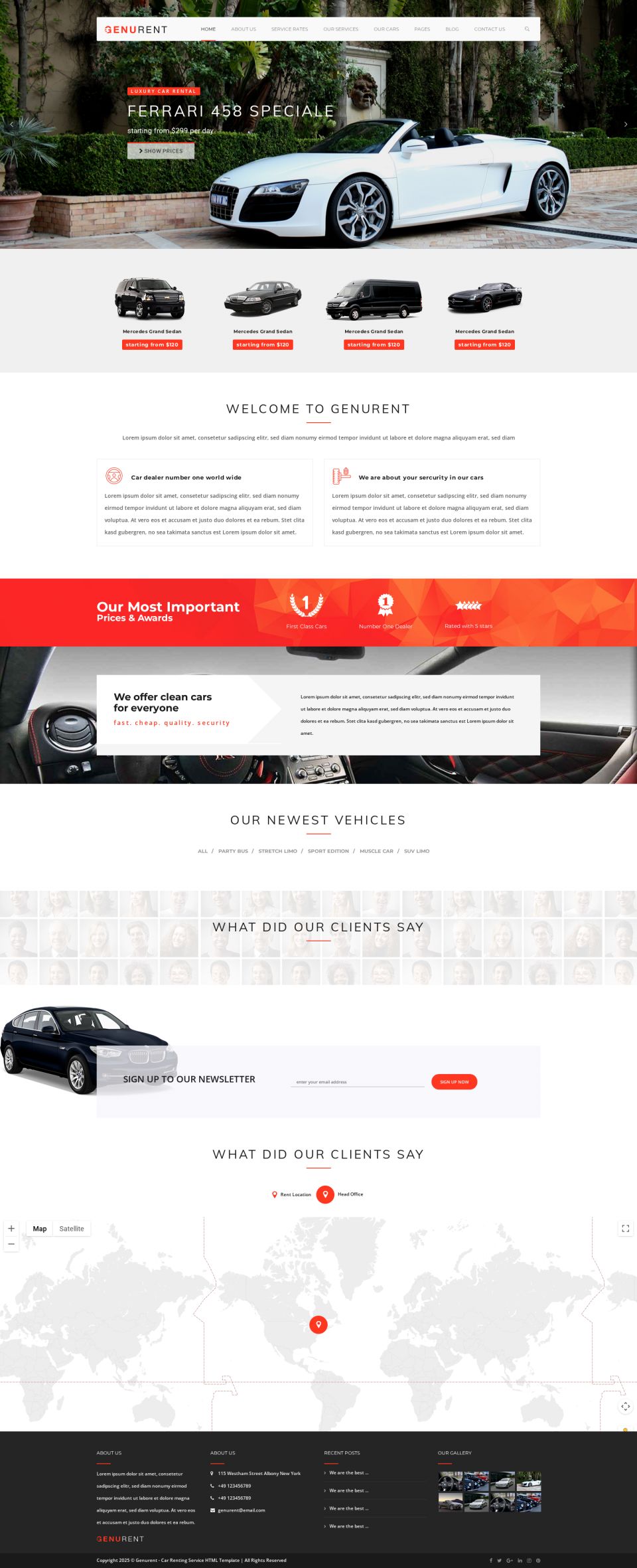 WordPress template ThemeForest Genurent