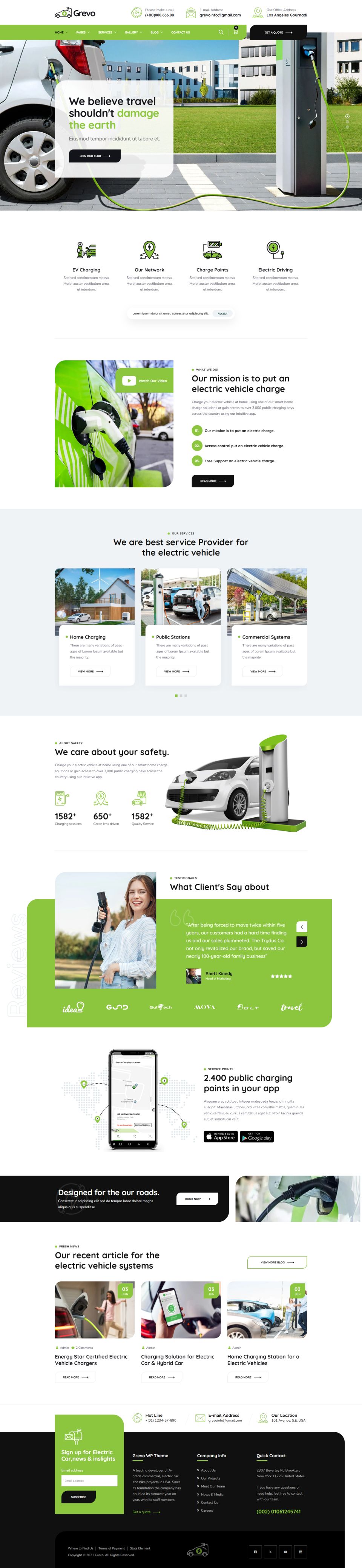WordPress template ThemeForest Grevo