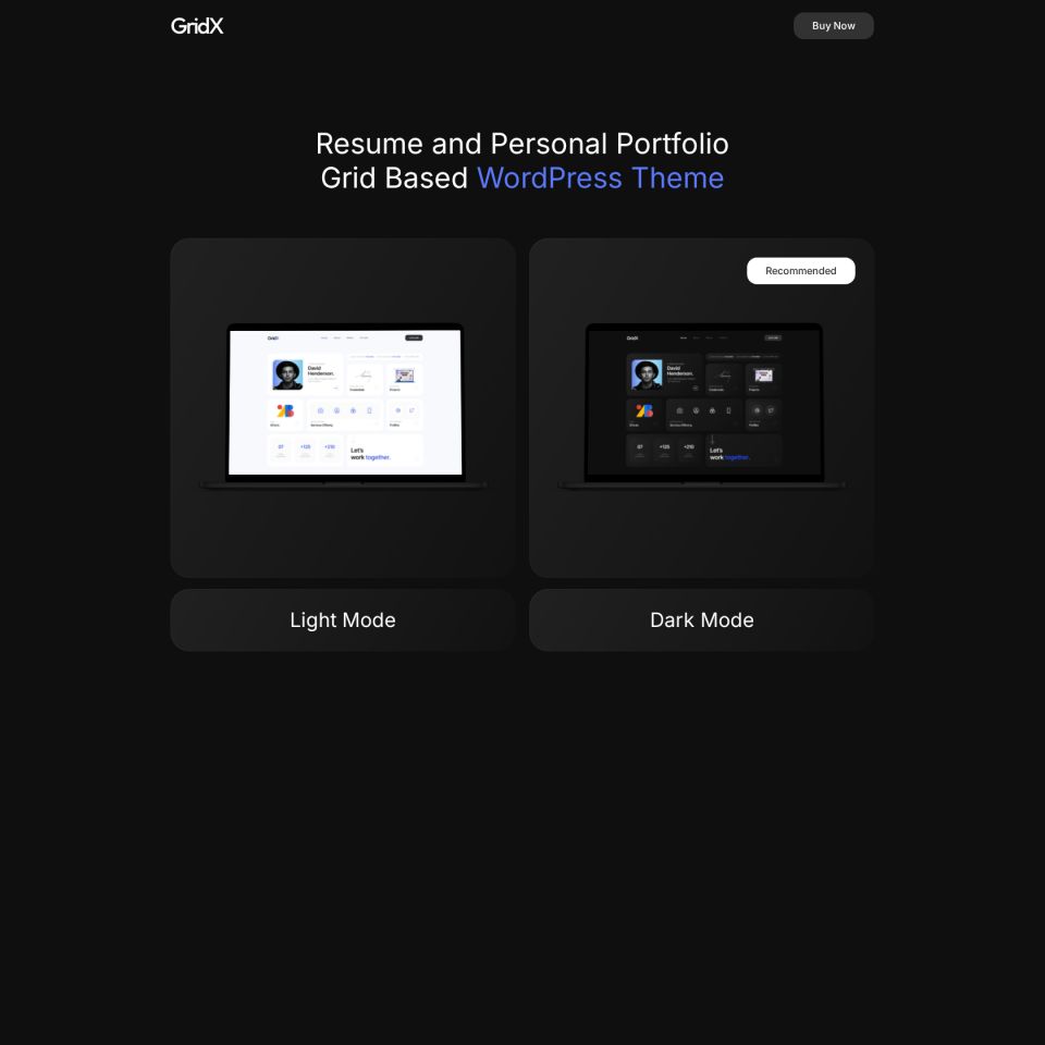 WordPress template ThemeForest Gridx