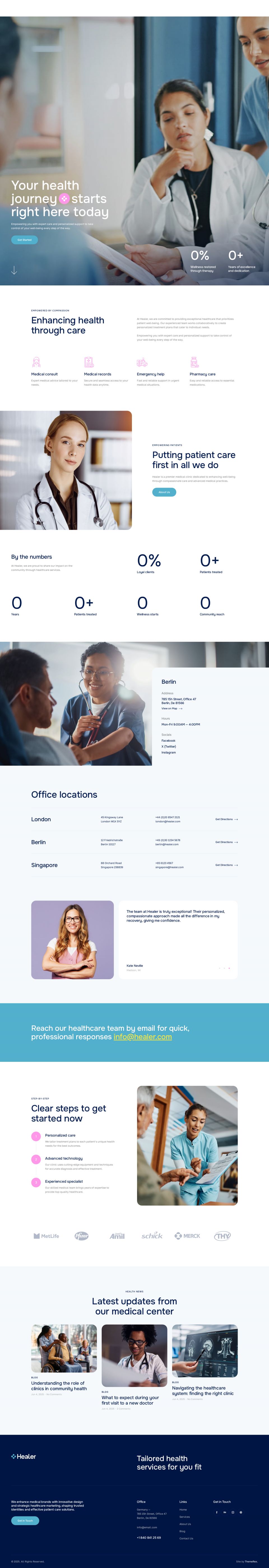 WordPress template ThemeForest Healer
