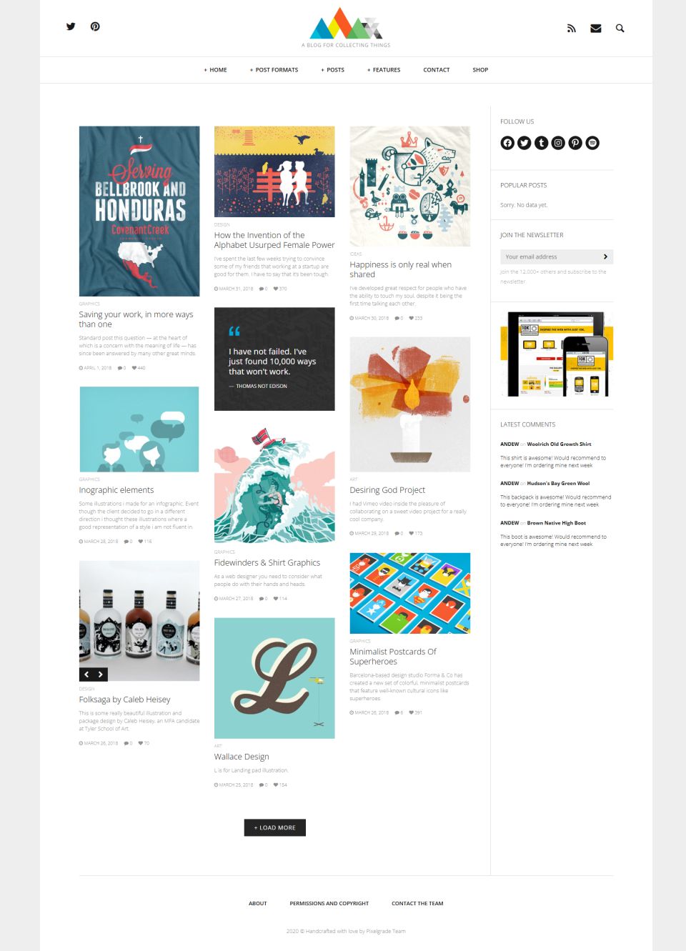 WordPress template ThemeForest HEAP
