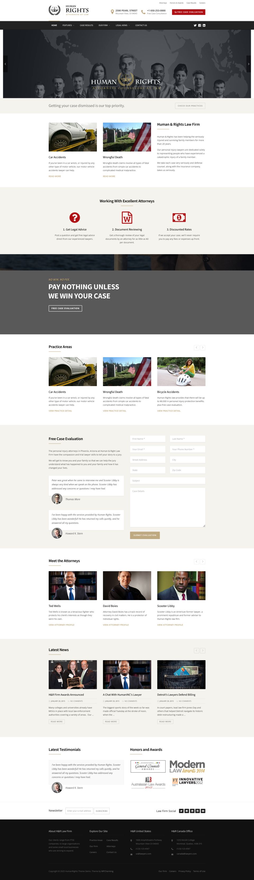 Template ThemeForest HumanRights WordPress template ThemeForest HumanRights