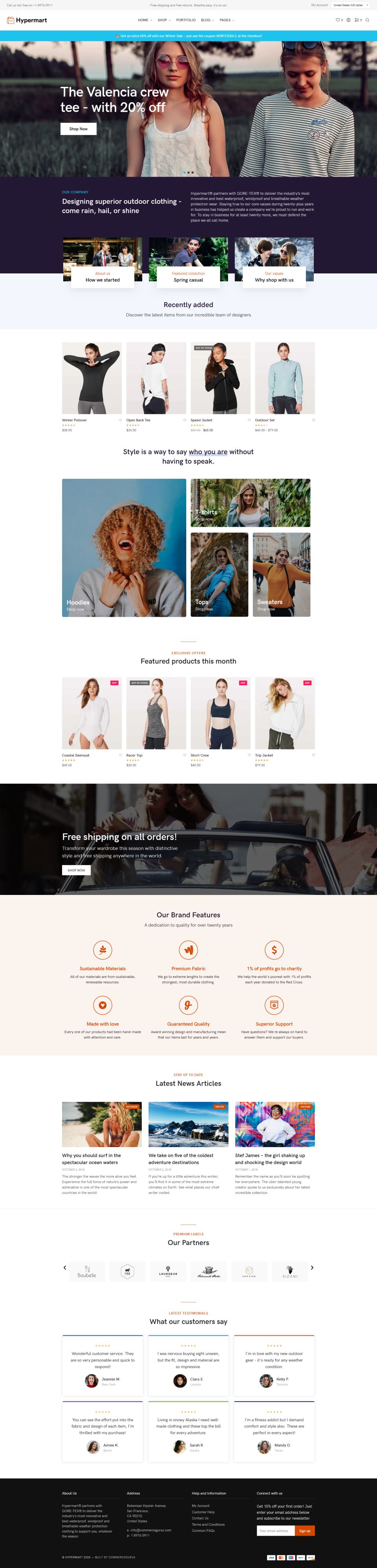 WordPress template ThemeForest Hypermart