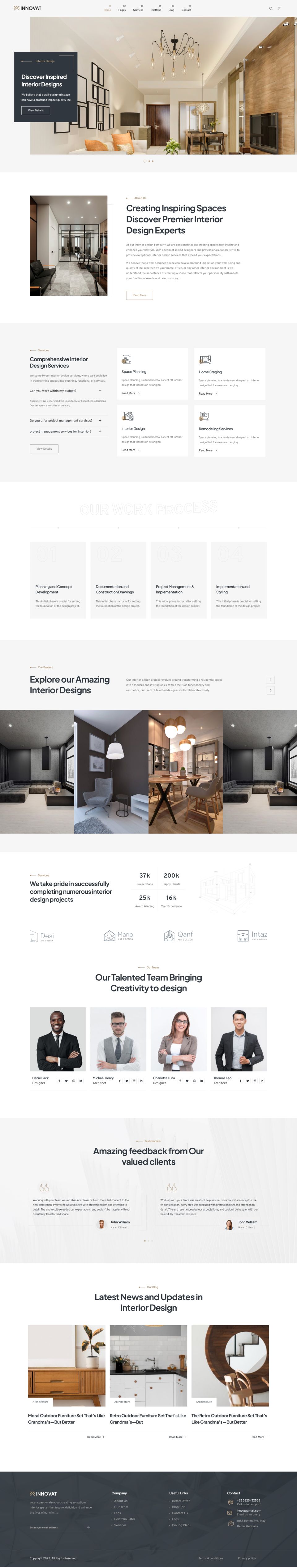 WordPress template ThemeForest Innovat