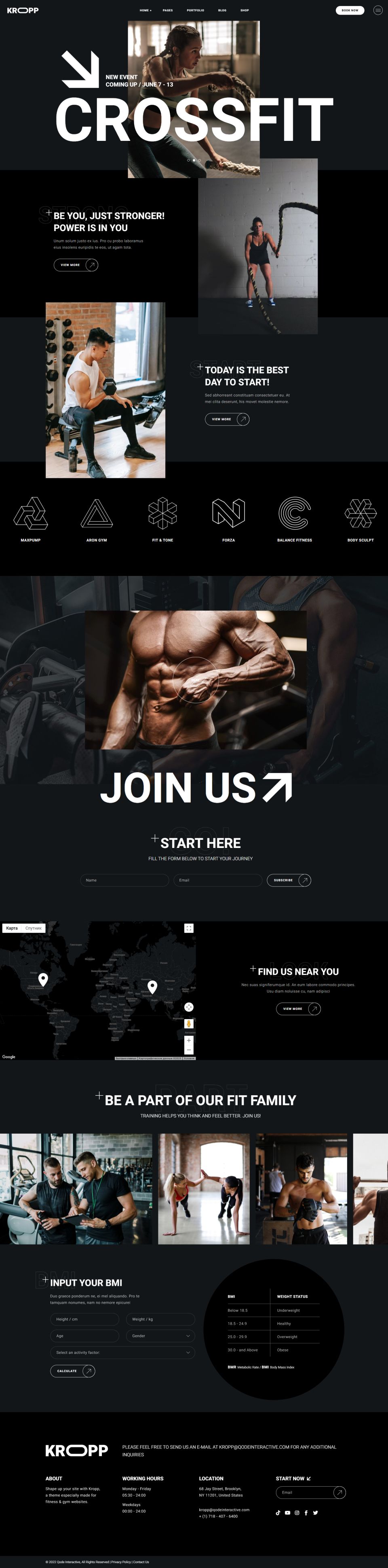 WordPress template ThemeForest Kropp