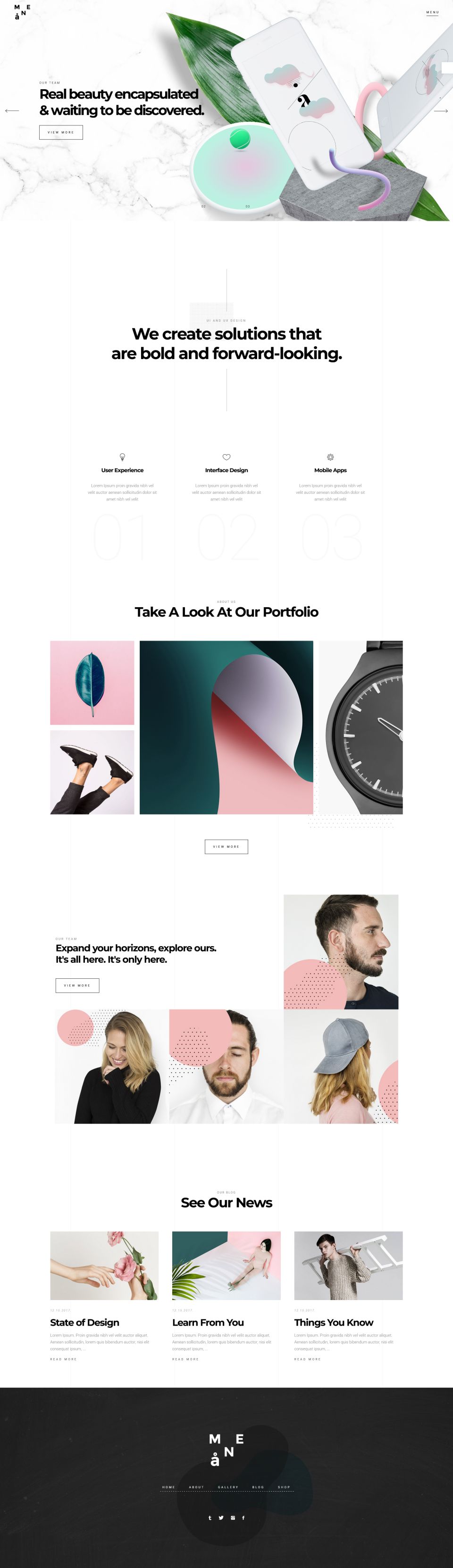 WordPress template ThemeForest Mane