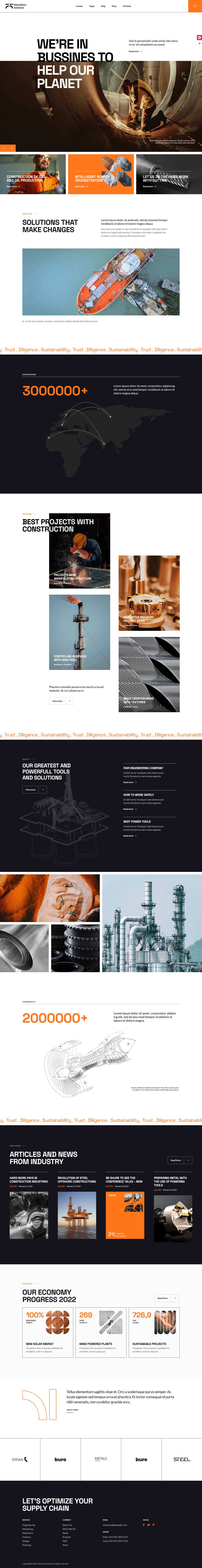Template ThemeForest Manufaktur Solutions WordPress template ThemeForest Manufaktur Solutions