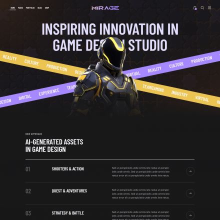 ThemeForest Mirage