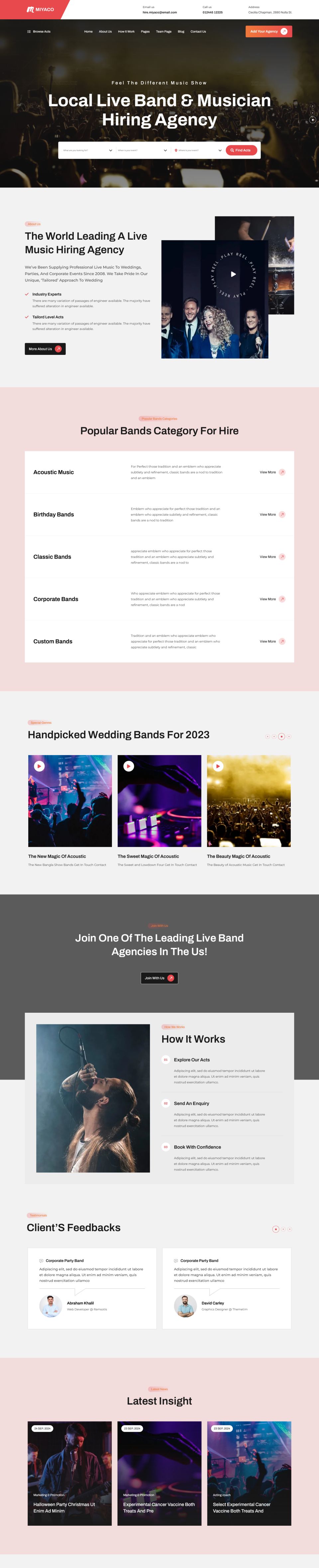 WordPress template ThemeForest Miyaco