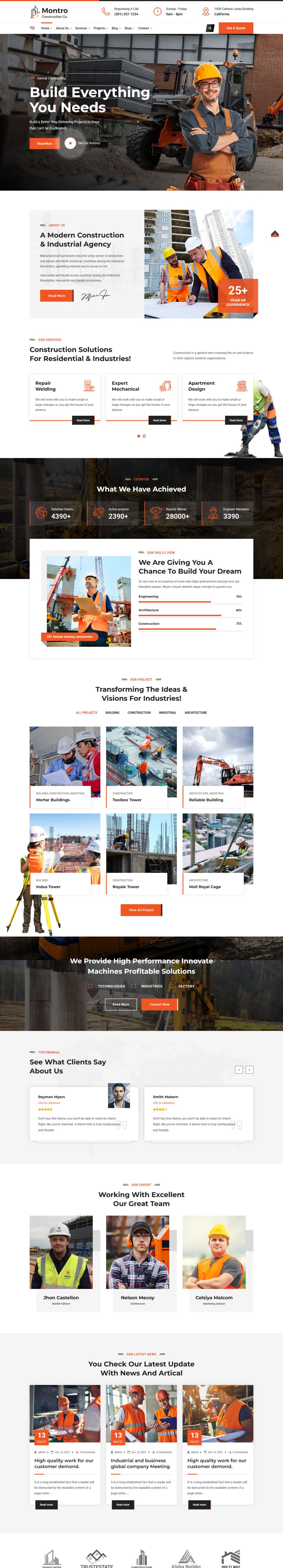 Template ThemeForest Montro WordPress template ThemeForest Montro