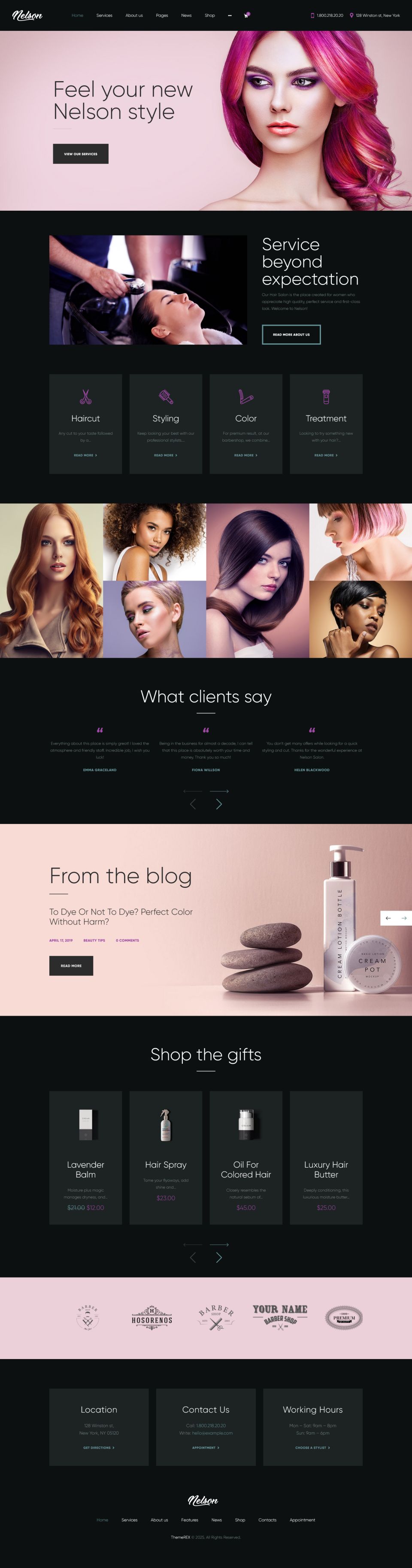 Template ThemeForest Nelson WordPress template ThemeForest Nelson