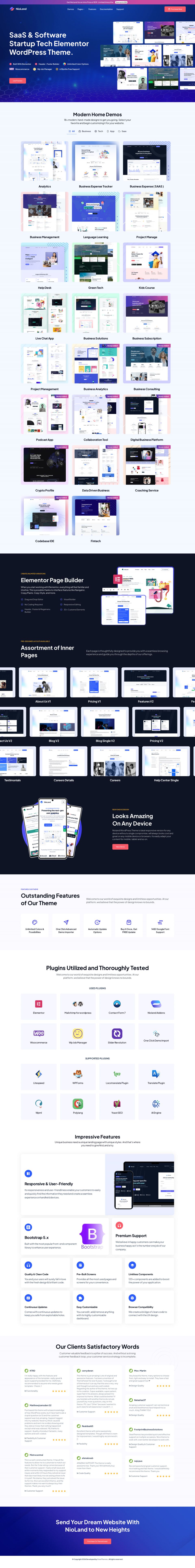 Template ThemeForest Nioland WordPress template ThemeForest Nioland