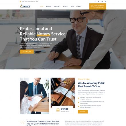 ThemeForest Notariz