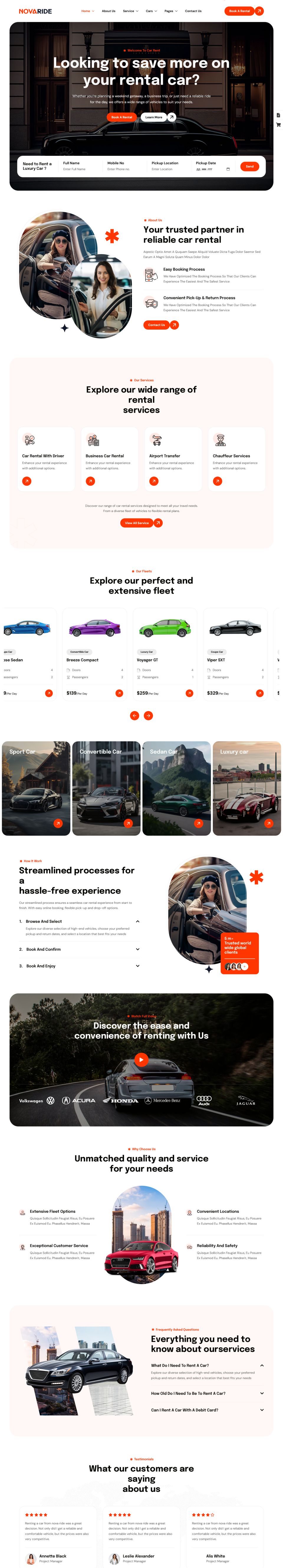 WordPress template ThemeForest Novaride
